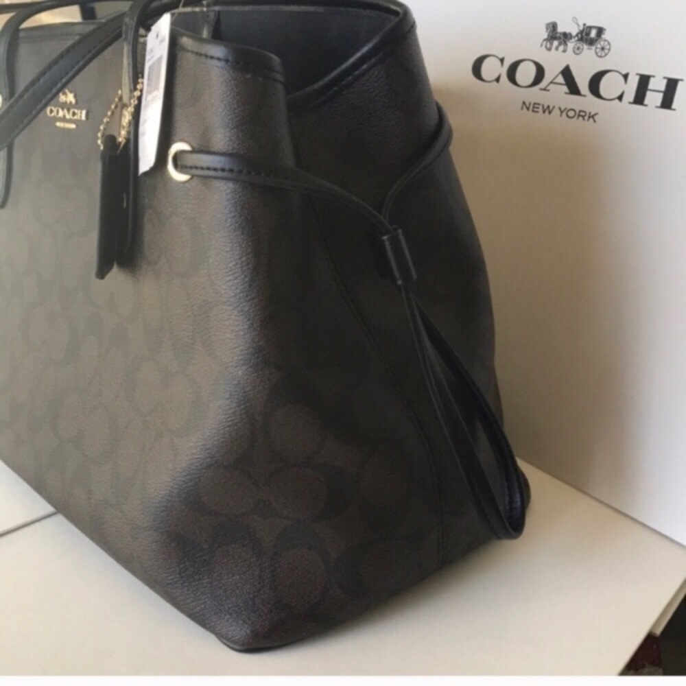 🎁🌸coach carryalldrawstring tote set shoulder bag - Picture 6 of 8